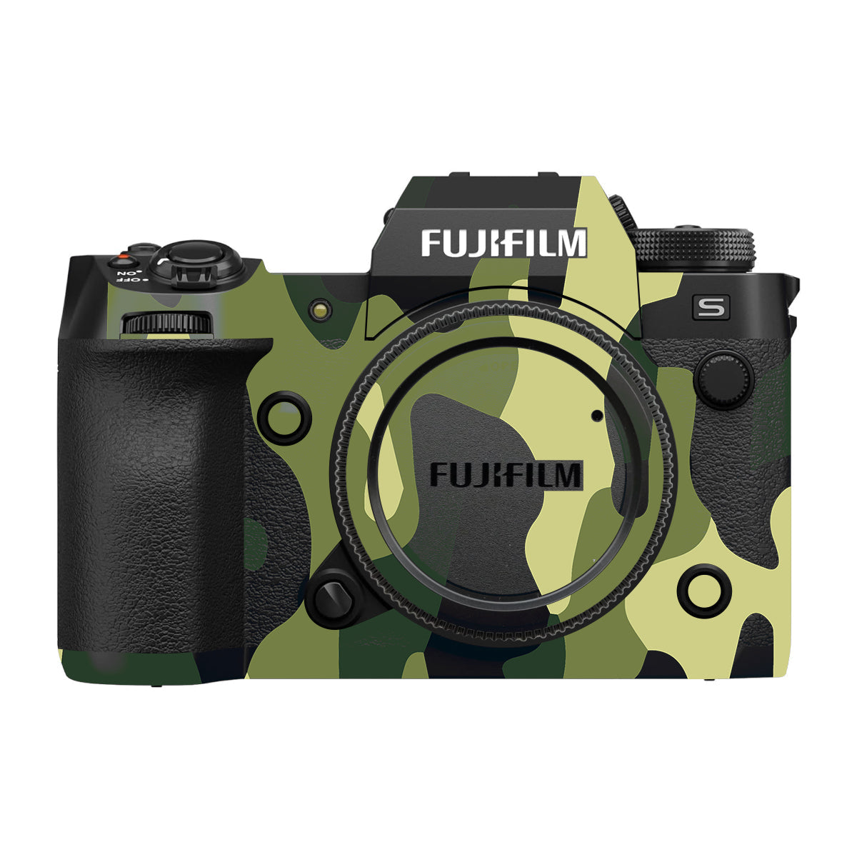 Forest Green Camo Fujifilm X-H2S Camera Skin