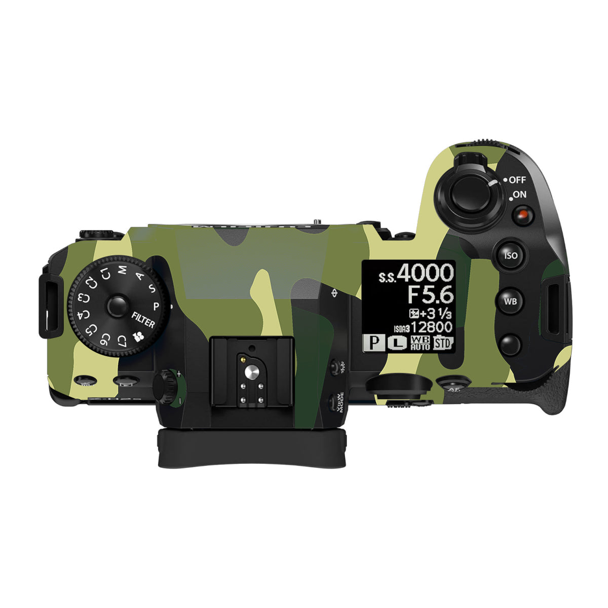 Forest Green Camo Fujifilm X-H2S Camera Skin