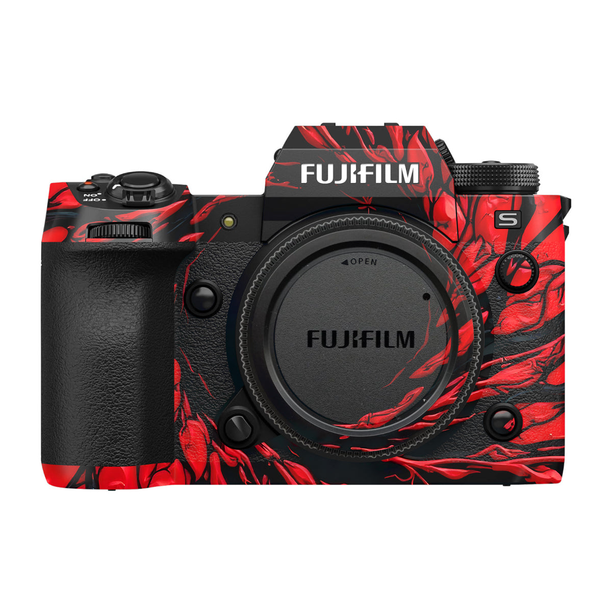 Venom Red Fujifilm X-H2S Camera Skin