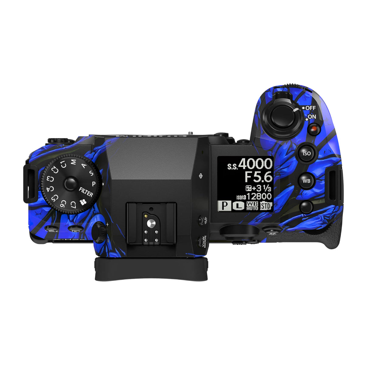 Venom Blue Fujifilm X-H2S Camera Skin