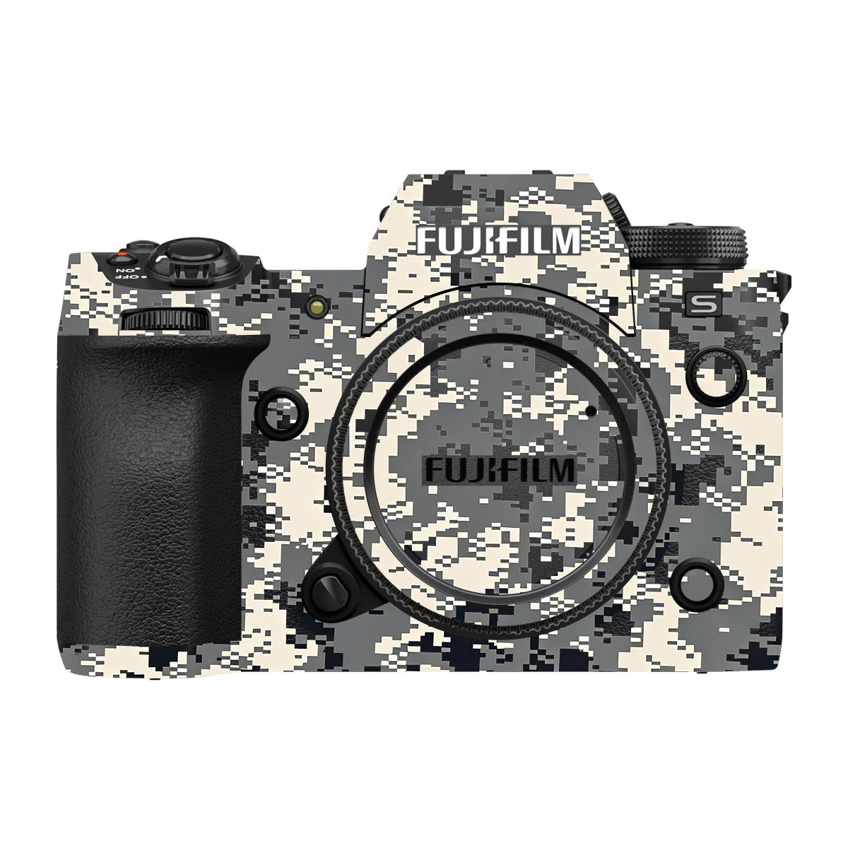 Grey Black Pixel Fujifilm X-H2S Camera Skin