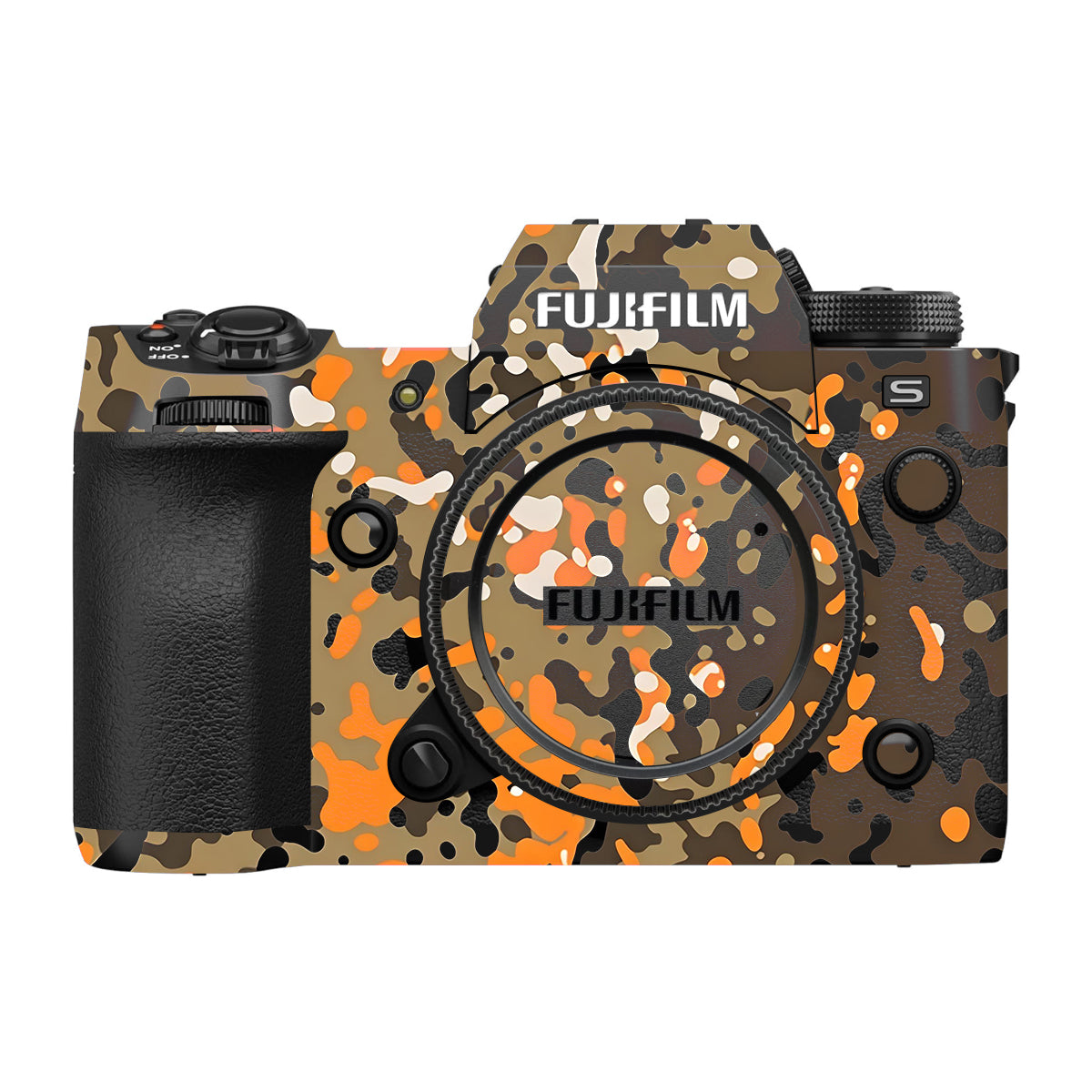 Orange Brown Spot  Fujifilm X-H2S Camera Skin