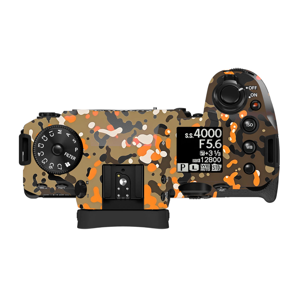 Orange Brown Spot  Fujifilm X-H2S Camera Skin