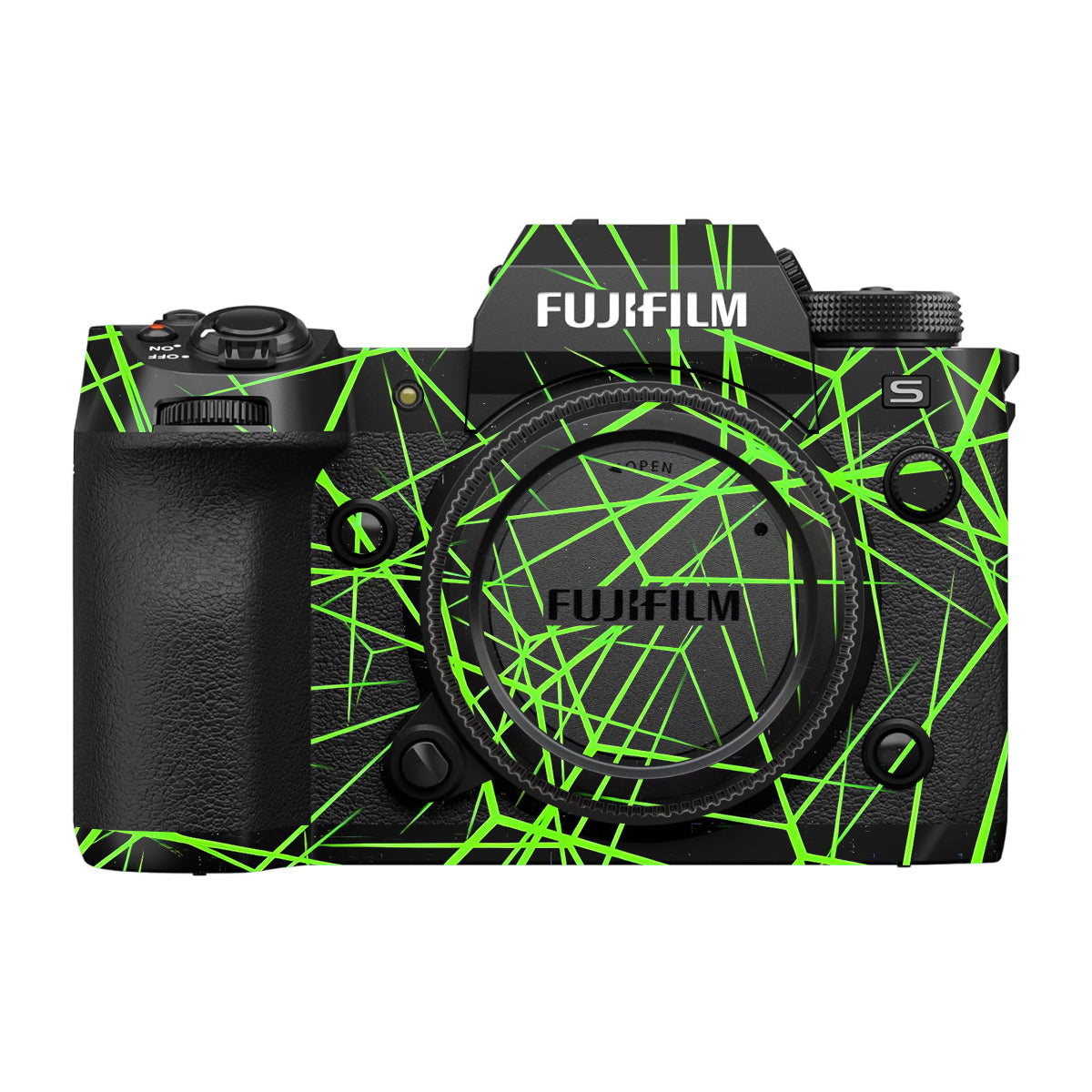 Neon Grid Fujifilm X-H2S Camera Skin