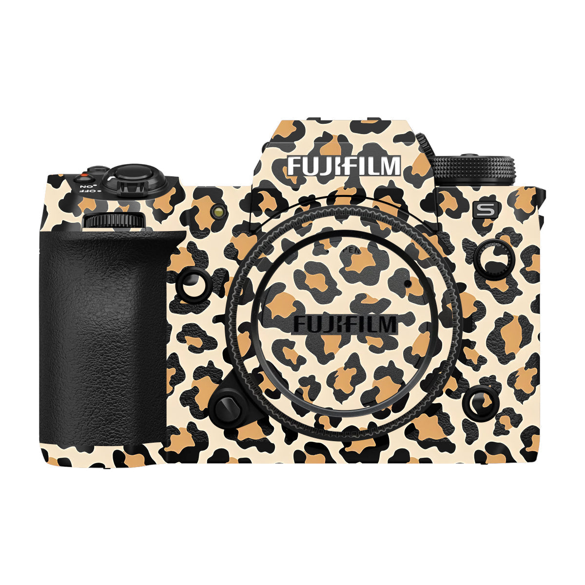 Sandy Leopard Spots Fujifilm X-H2S Camera Skin