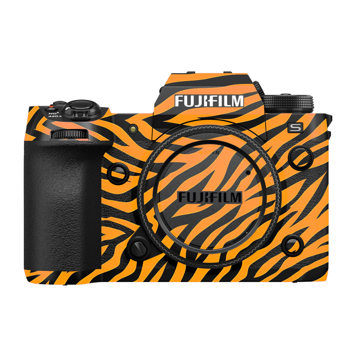 Zebra Gold Pattern Fujifilm X-H2S Camera Skin
