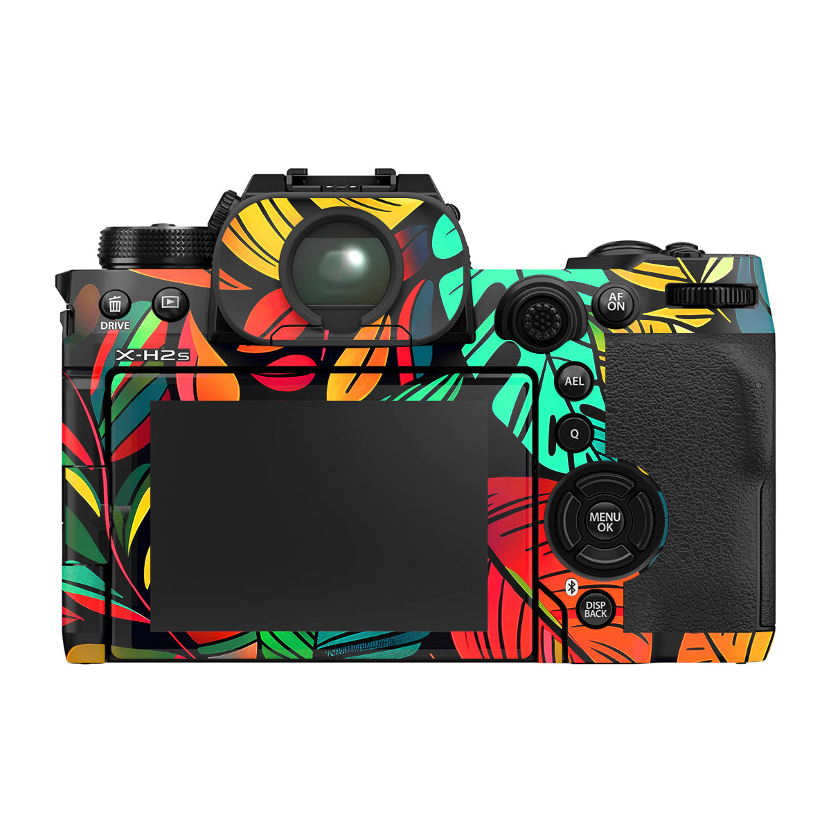 Tropical Jungle Leaves Fujifilm X-H2S Camera Skin