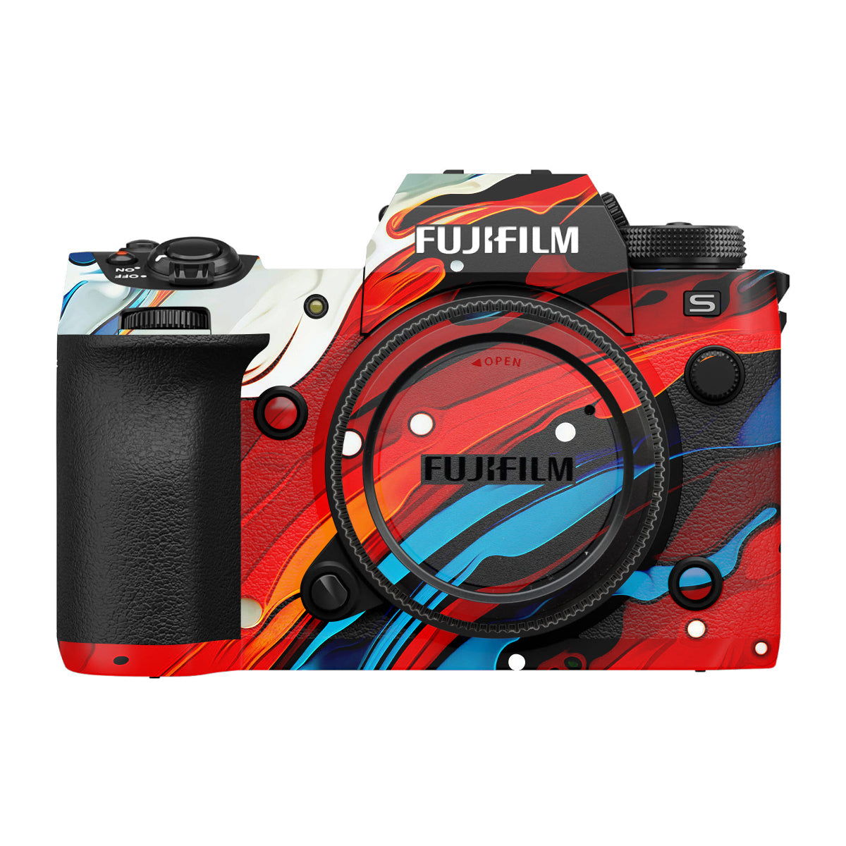 Fire & Ice Flow Fujifilm X-H2S Camera Skin
