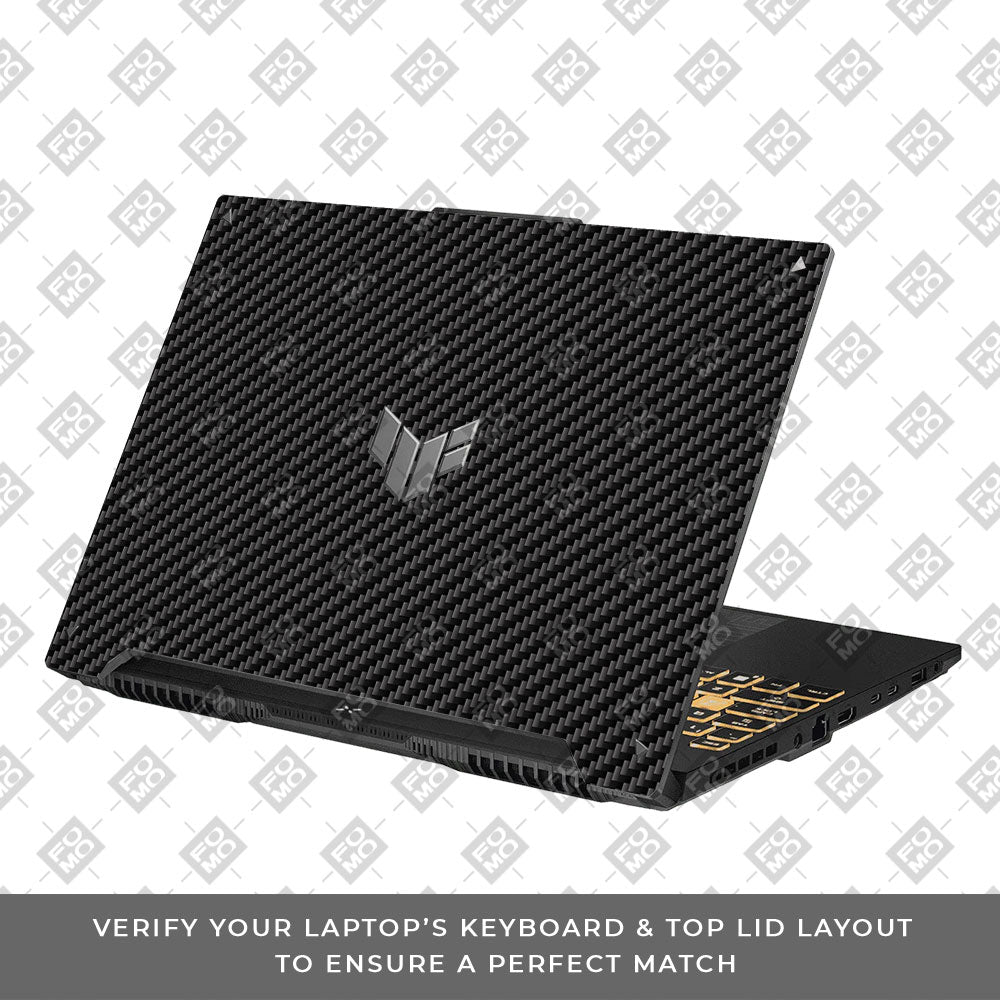 Textured Carbon Fibre Asus TUF F16 and A16 Laptop Skin