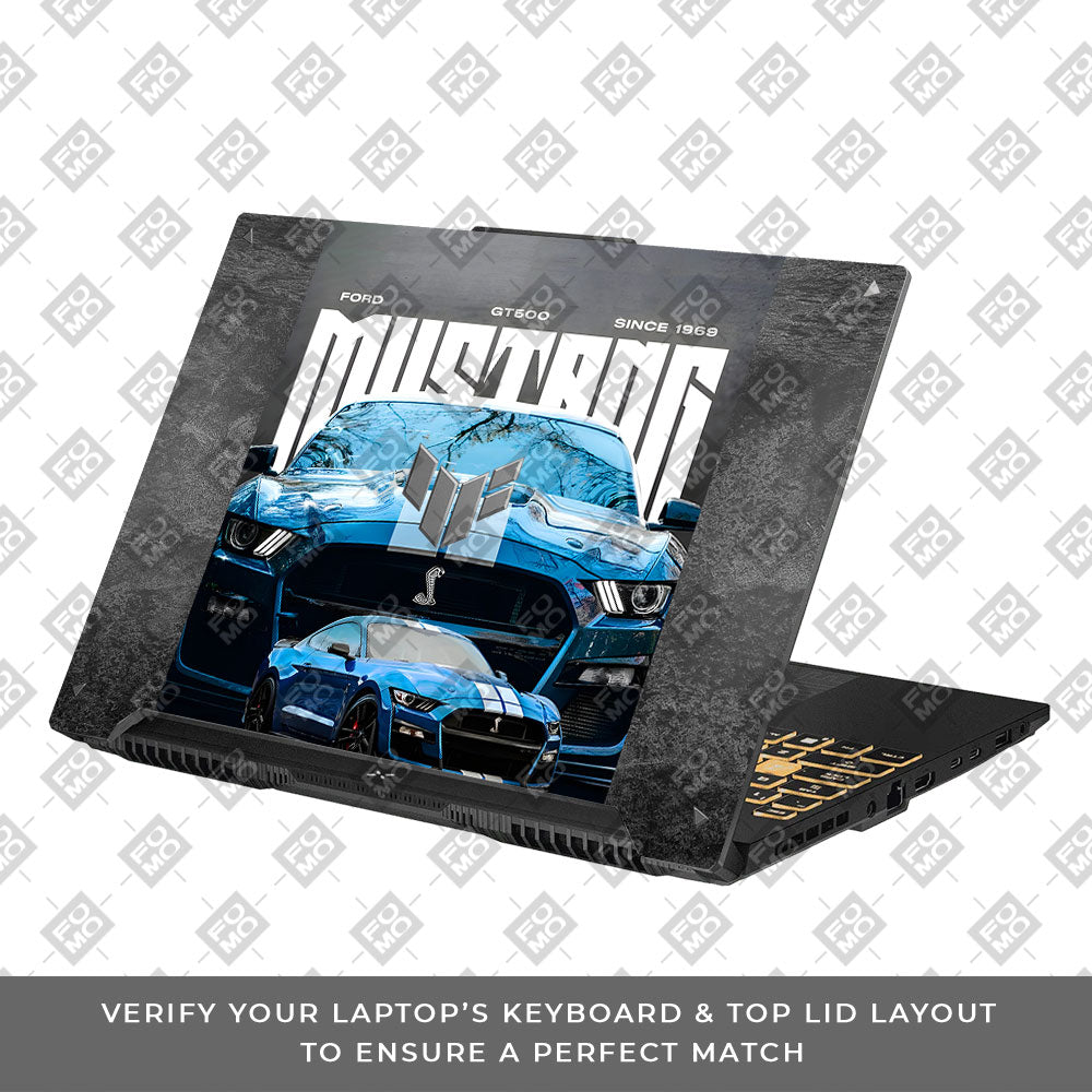 Ford Mustang GT500 Asus TUF F16 and A16 Laptop Skin