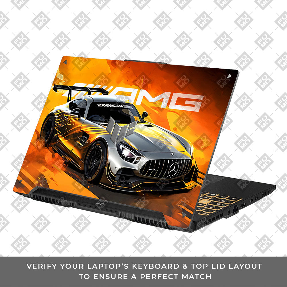 Mercedes AMG GT Asus TUF F16 and A16 Laptop Skin