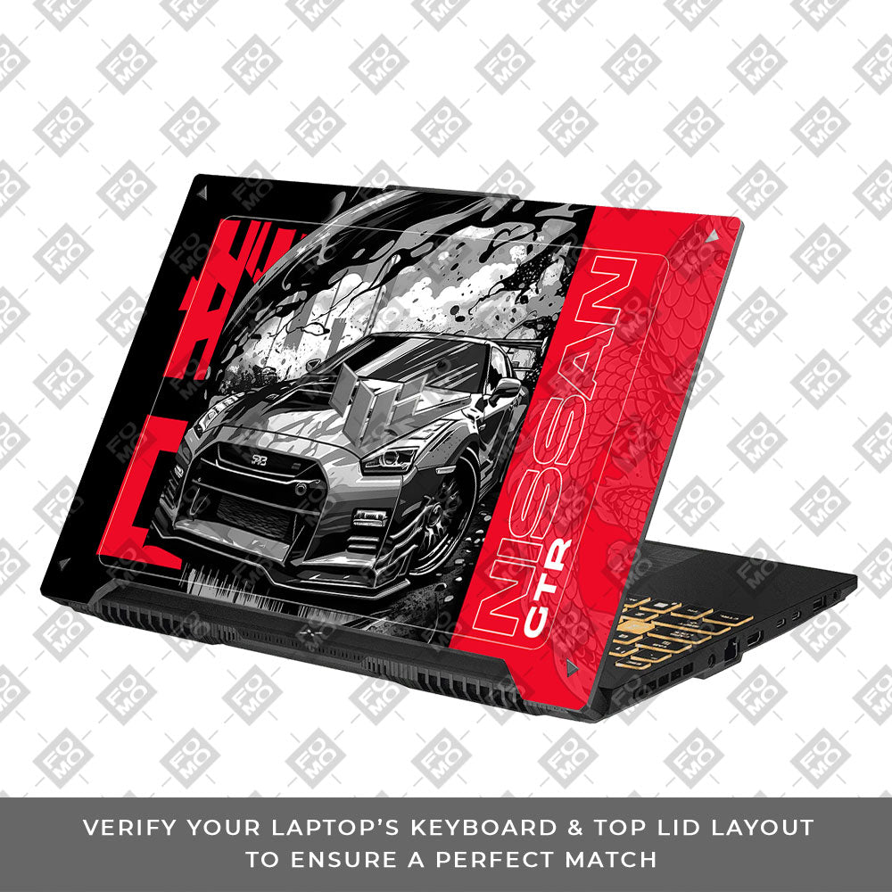 Nissan GTR Thrill Asus TUF F16 and A16 Laptop Skin