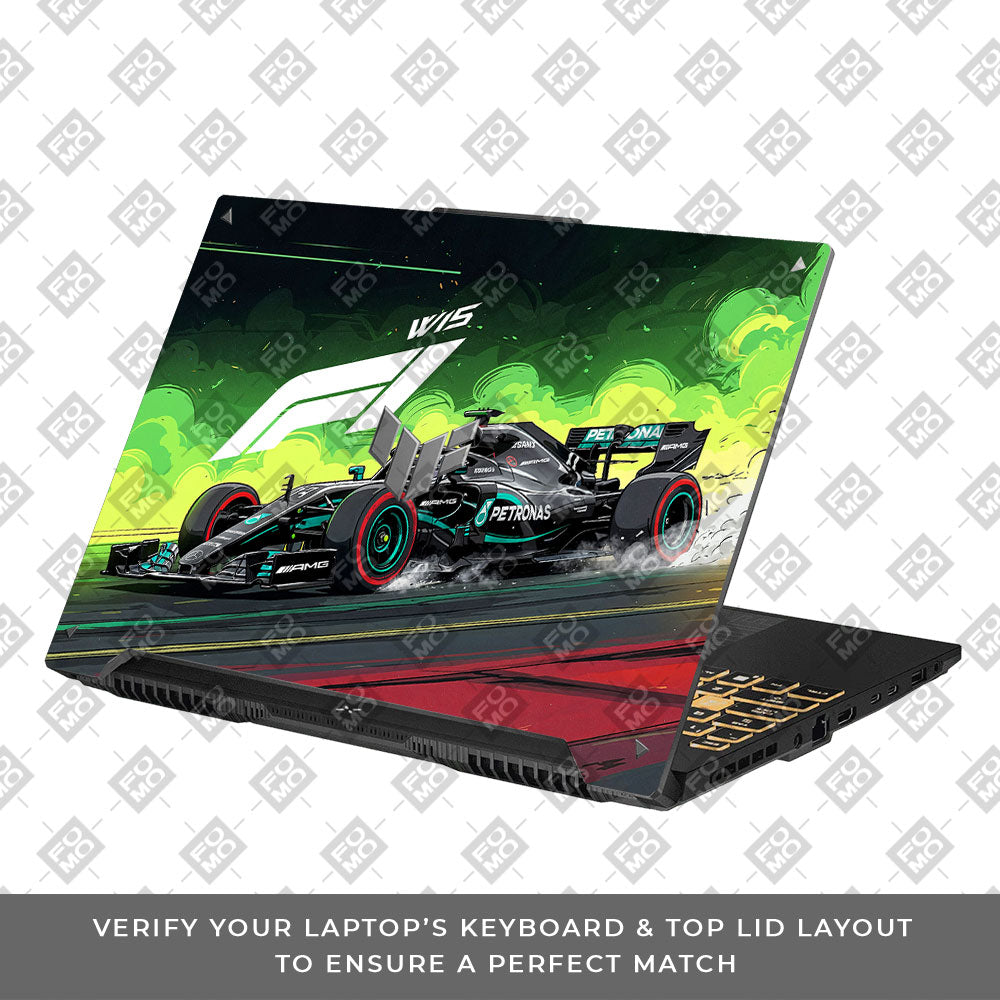 W15 F1 Red Bull x AMG Velocity Asus TUF F16 and A16 Laptop Skin