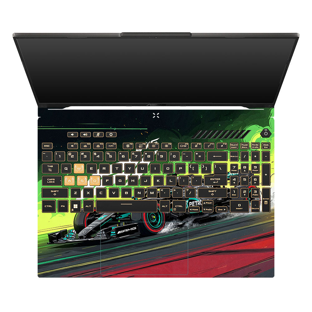W15 F1 Red Bull x AMG Velocity Asus TUF Gaming F16 and TUF Gaming A16 3D Laptop Skin