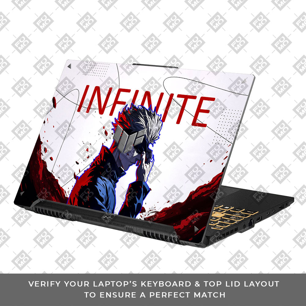 JJK Satoru Gojo Asus TUF F16 and A16 Laptop Skin