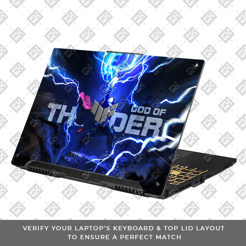 Thor God of Thunder Asus TUF F16 and A16 Laptop Skin
