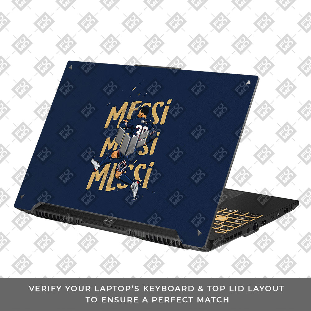 Messi Motion Masterpiece Asus TUF F16 and A16 Laptop Skin