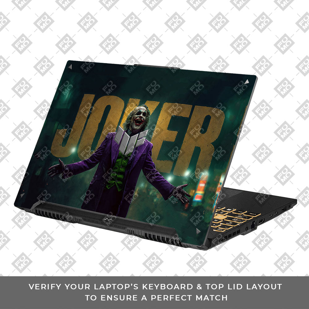 The Joker Chaos Asus TUF F16 and A16 Laptop Skin