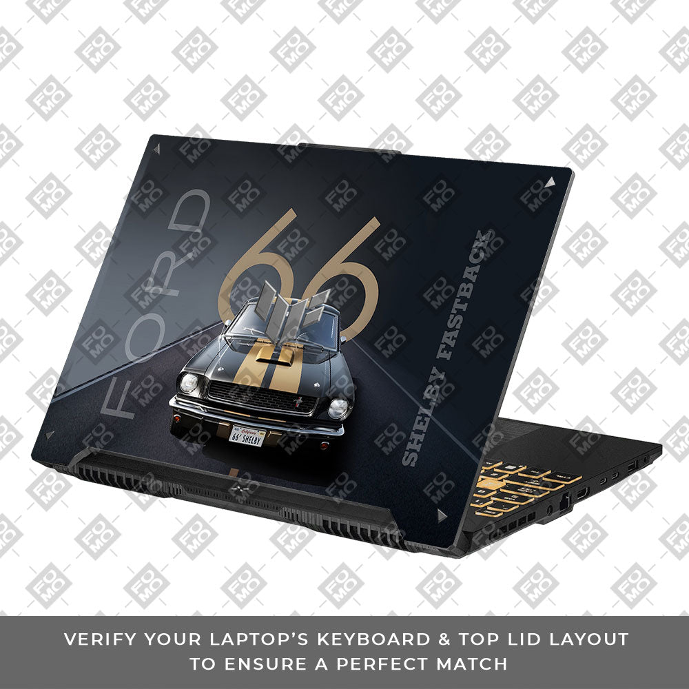 Shelby Mustang GT350H Asus TUF F16 and A16 Laptop Skin