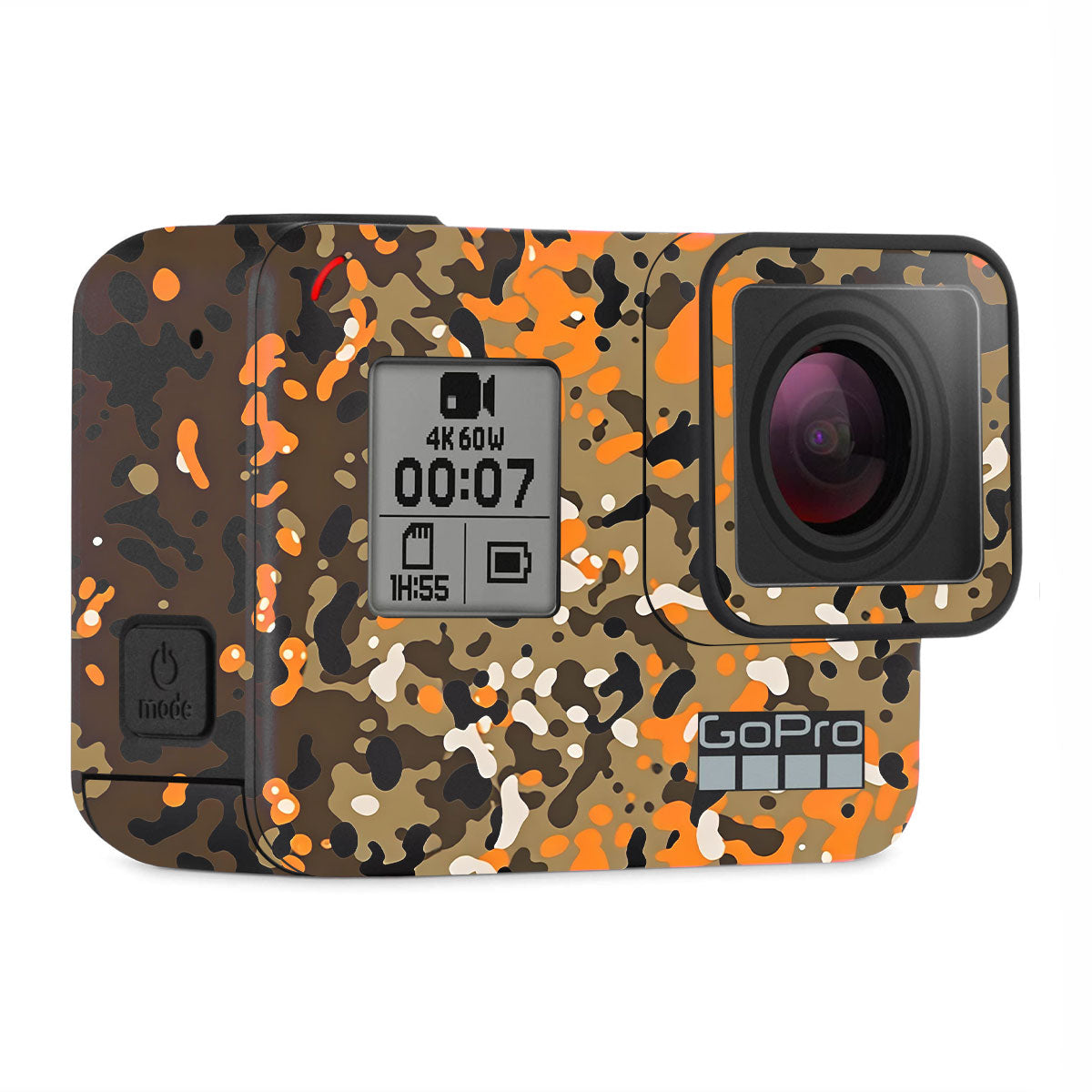 Orange Brown Spot  GoPro Hero 7 Camera Skins