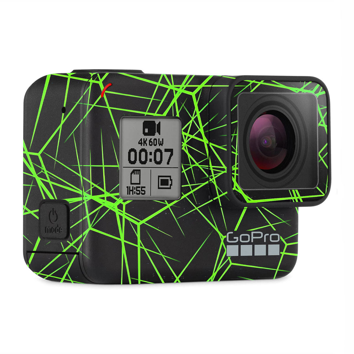 Neon Grid GoPro Hero 7 Camera Skins
