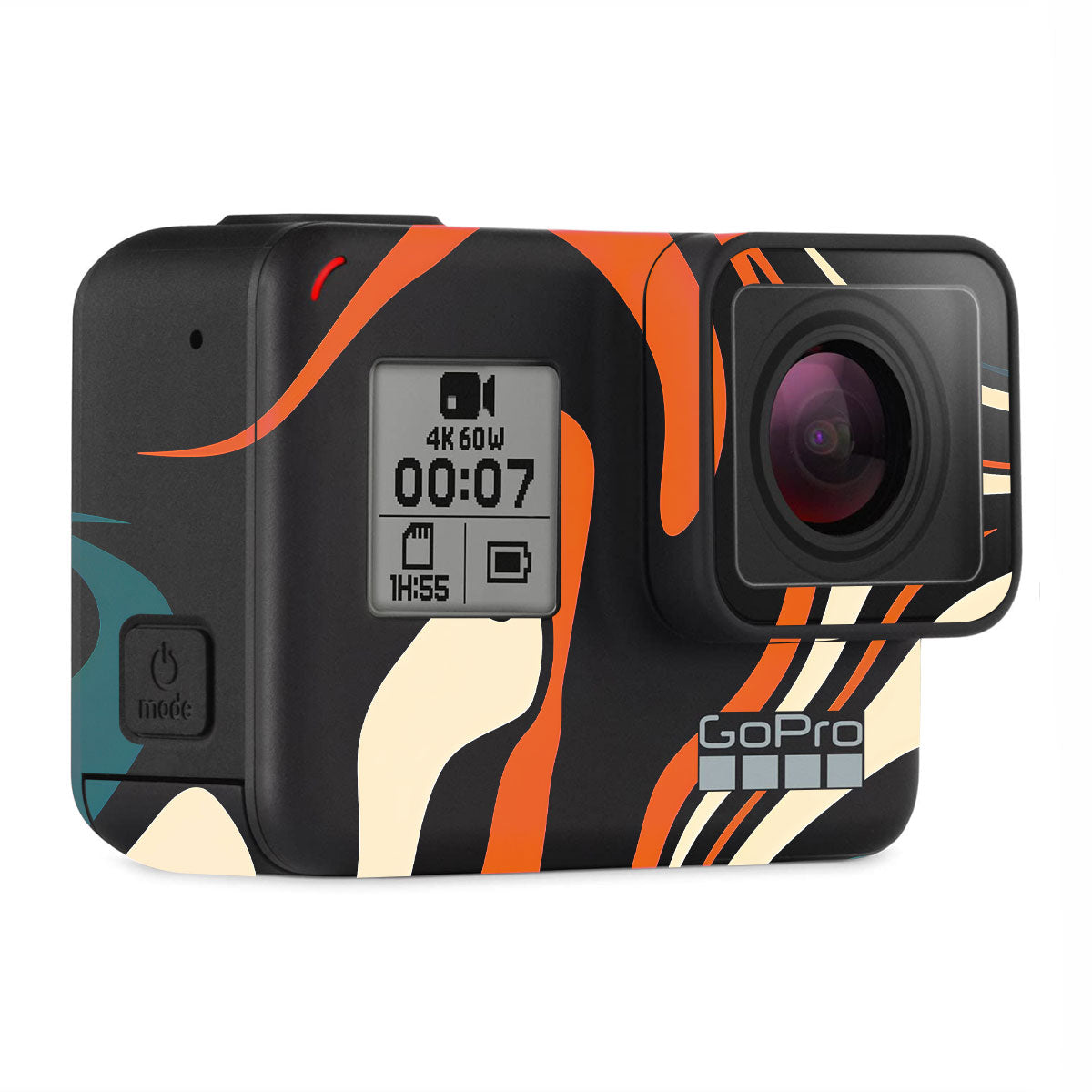 Mid-Century Abstract Swirl GoPro Hero 7 Camera Skins