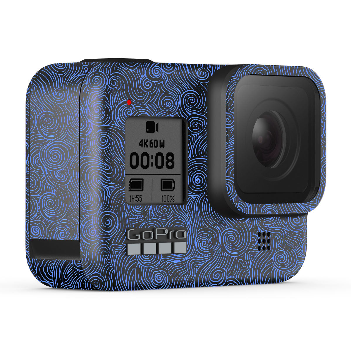 Blue Spirals GoPro Hero 8 Camera Skins
