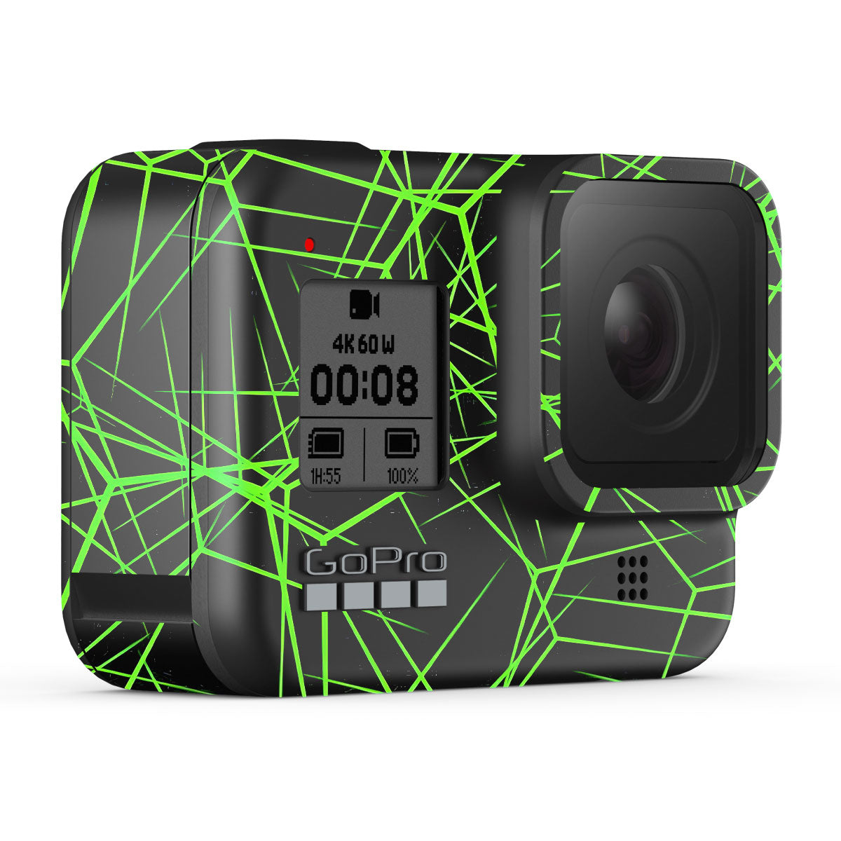 Neon Grid GoPro Hero 8 Camera Skins