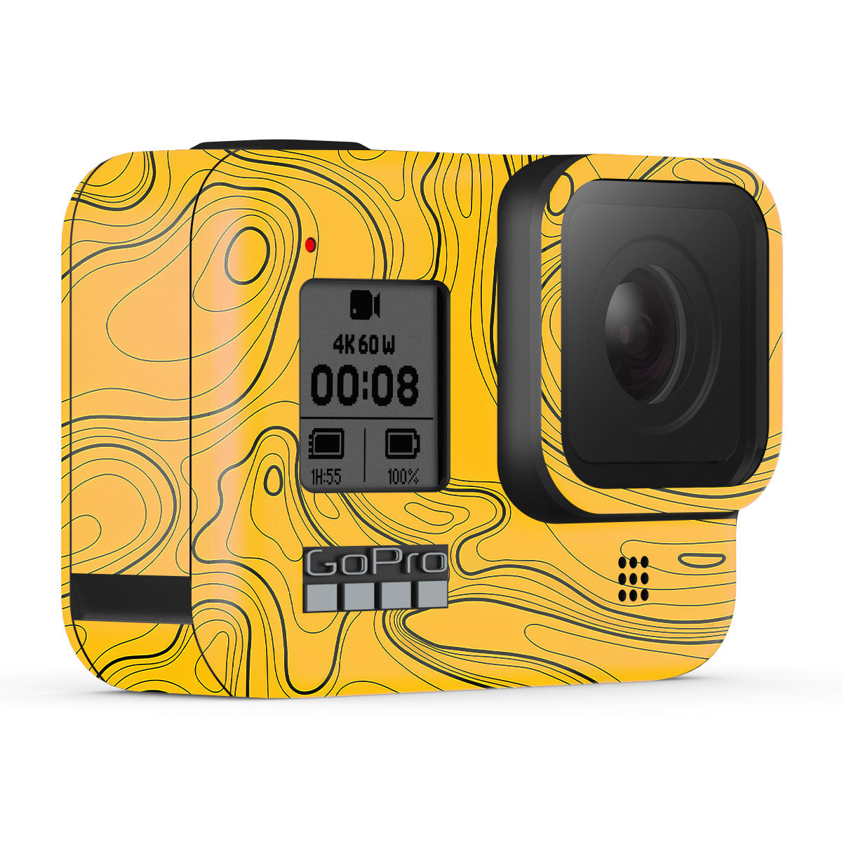Topographic Map Pattern GoPro Hero 8 Camera Skins