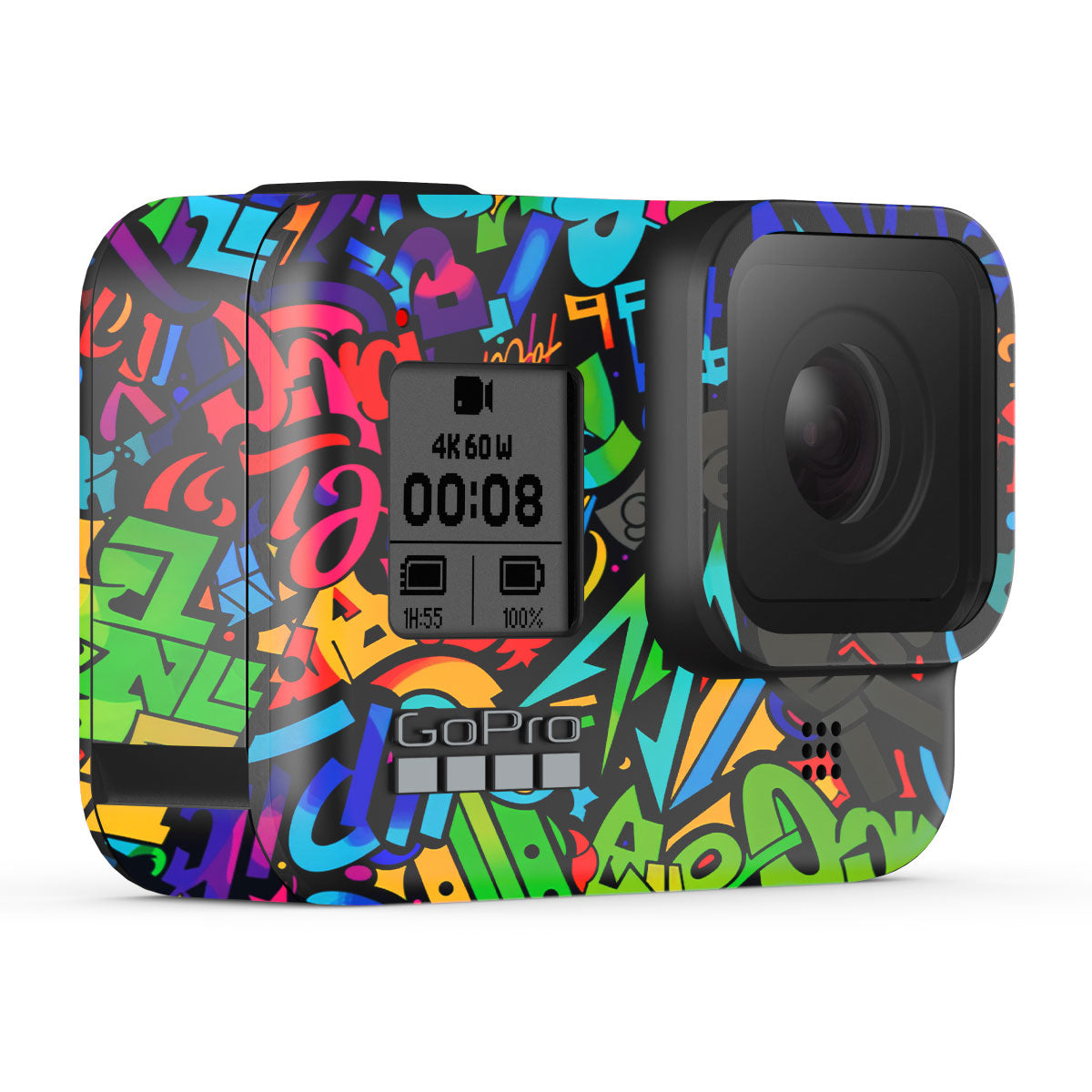 Colorful Urban Street Art Lettering GoPro Hero 8 Camera Skins