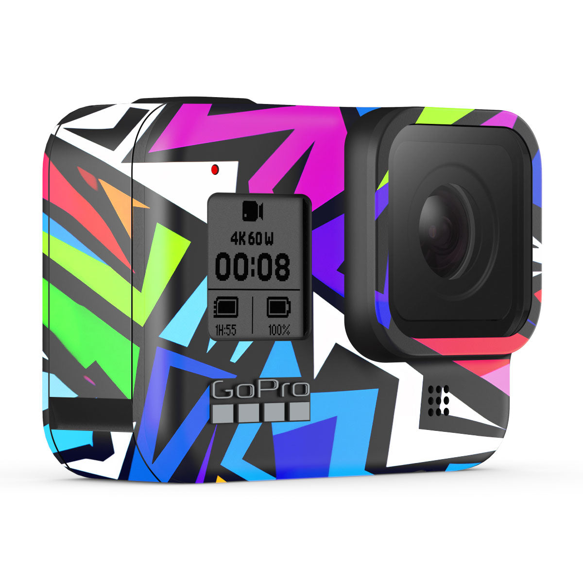 Bold Geometric Pop GoPro Hero 8 Camera Skins