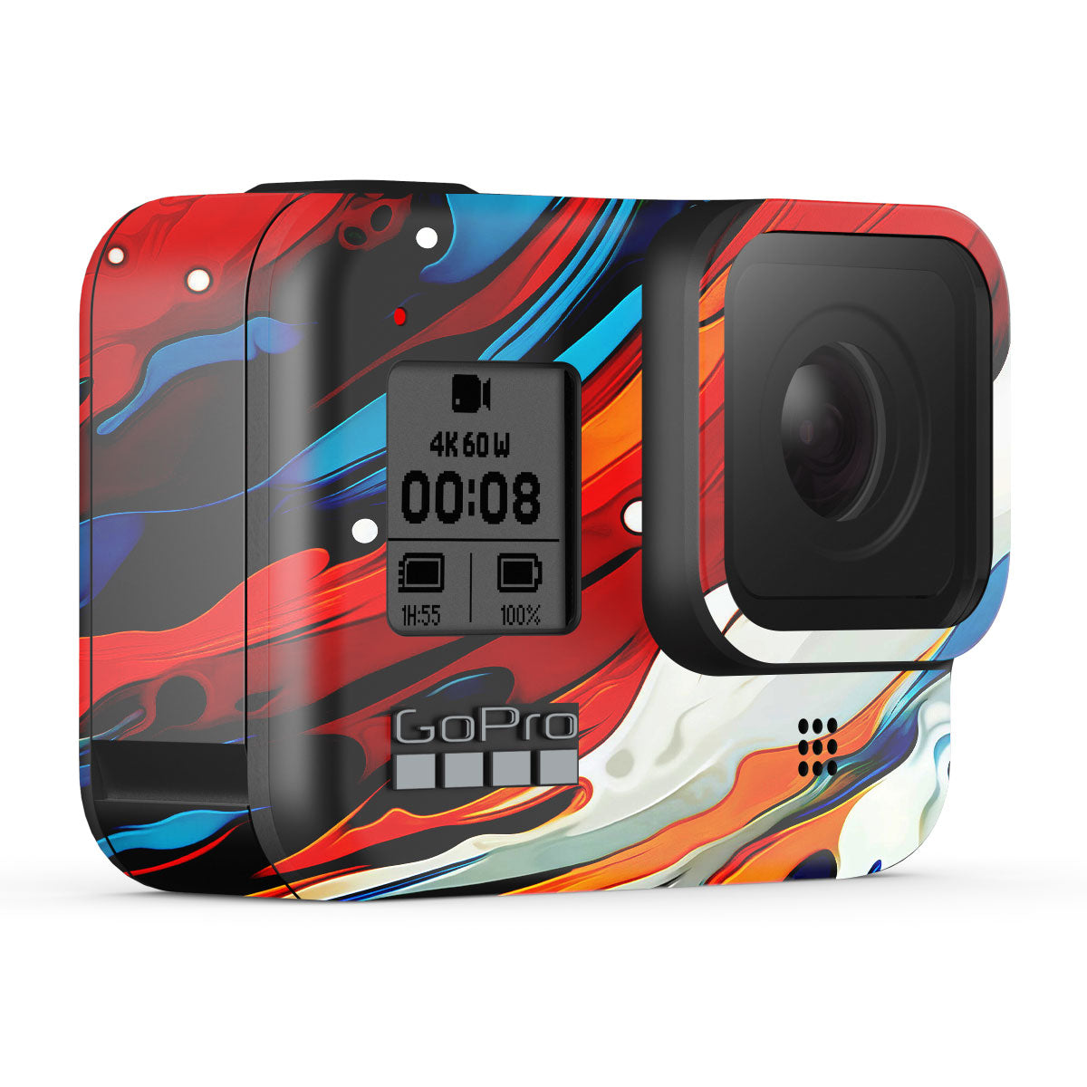 Fire & Ice Flow GoPro Hero 8 Camera Skins