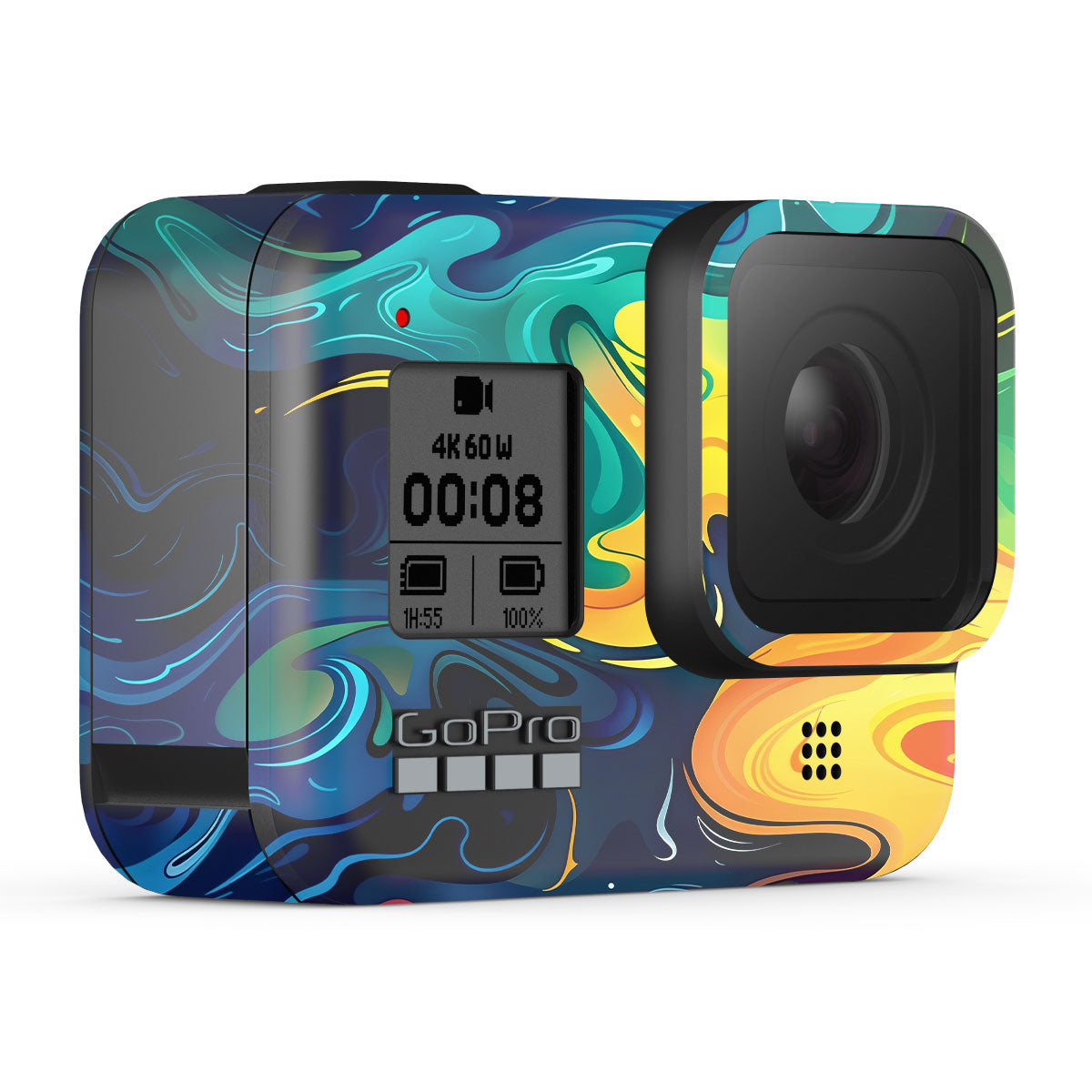 Rainbow Liquid Fusion GoPro Hero 8 Camera Skins