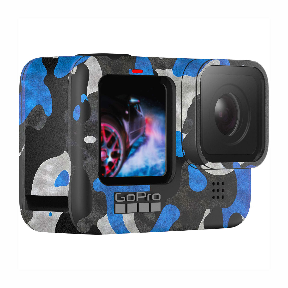 Blue Grey Camo GoPro Hero 10 Camera Skin