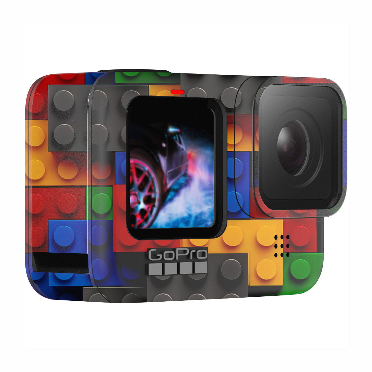 Colorful LEGO Brick Wall Pattern GoPro Hero 9 Camera Skins