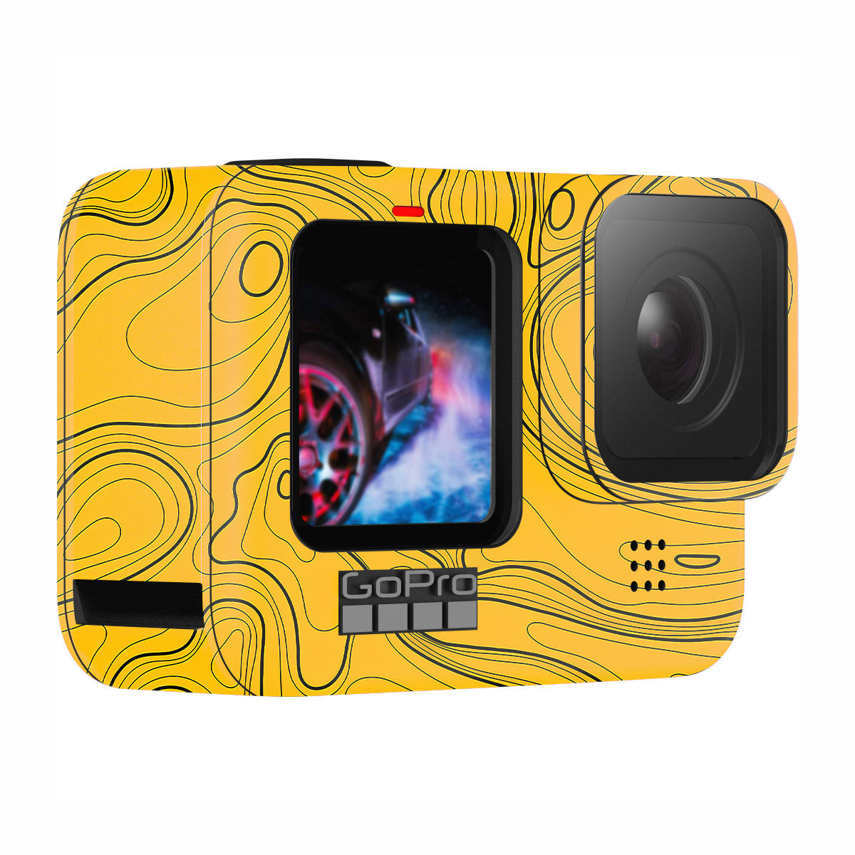 Topographic Map Pattern GoPro Hero 10 Camera Skin