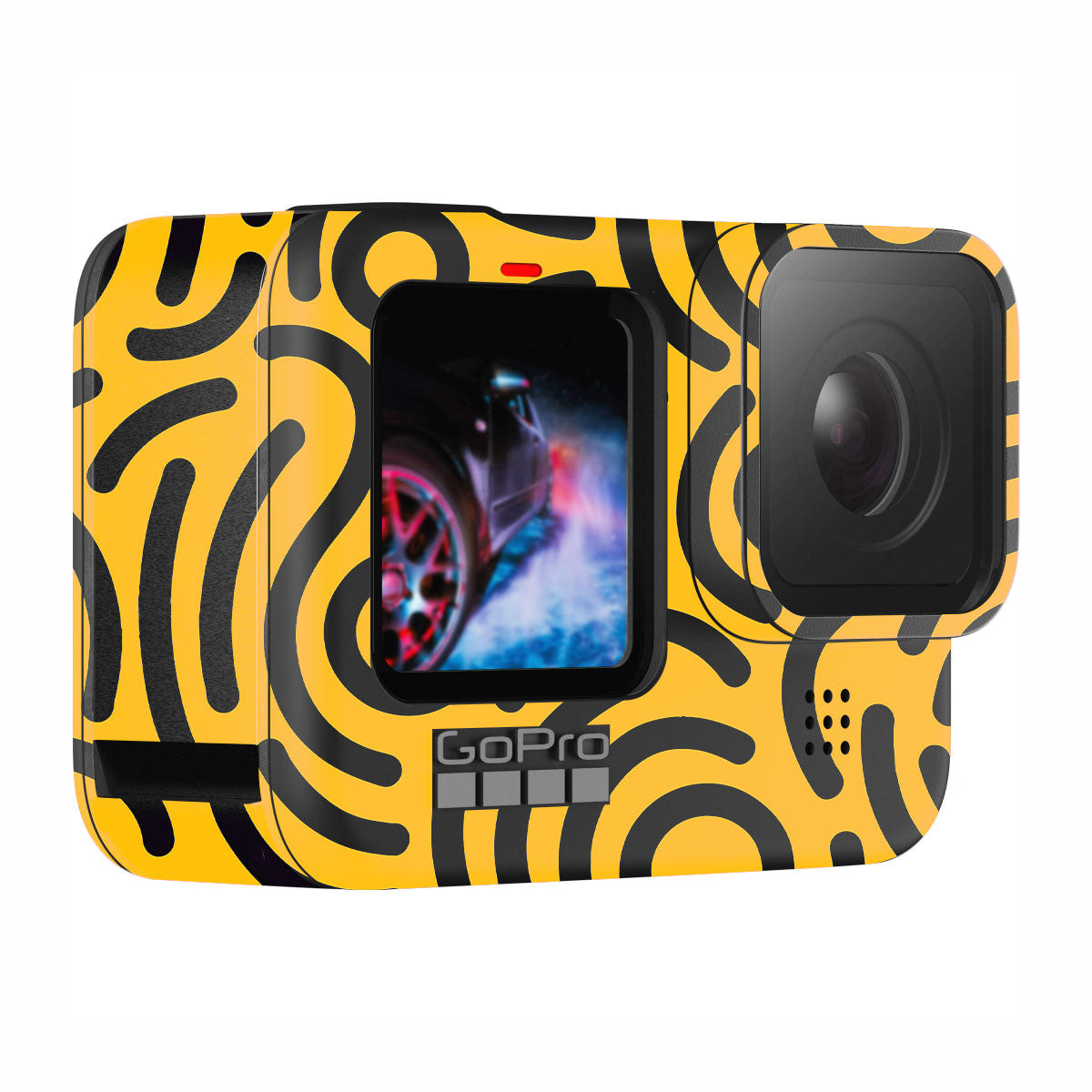 Minimal Yellow Wave GoPro Hero 12 Camera Skin