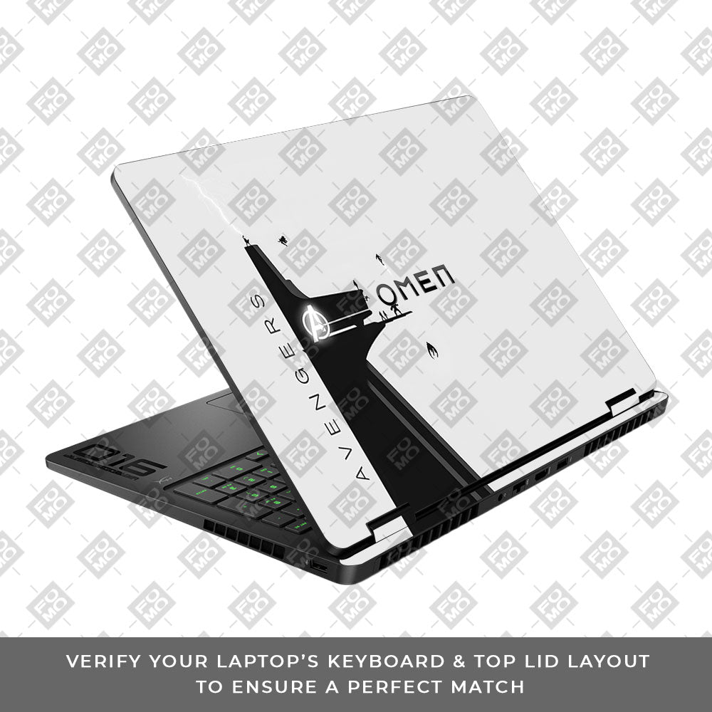 Avengers In Action HP Omen Gaming 16 2025, 2026 Laptop Skin