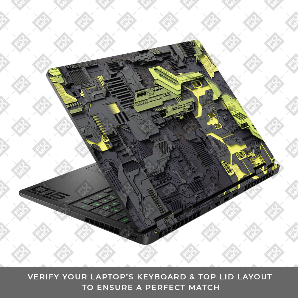 Techie Design HP Omen Gaming 16 2025, 2026 Laptop Skin