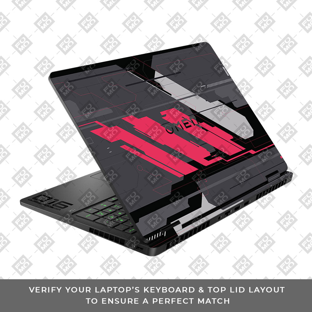 Old World Cyberpunk HP Omen Gaming 16 2025, 2026 Laptop Skin