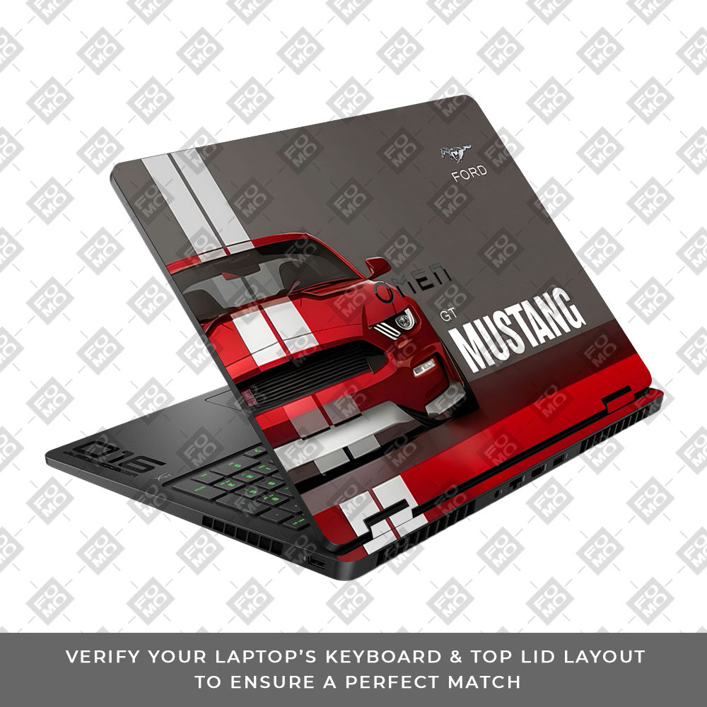 Ford GT Mustang HP Omen Gaming 16 2025, 2026 Laptop Skin