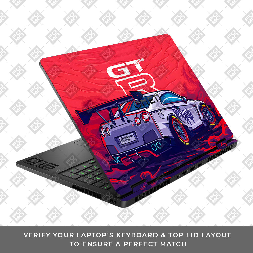 Nissan GTR Racing Edition HP Omen Gaming 16 2025, 2026 3D Laptop Skin