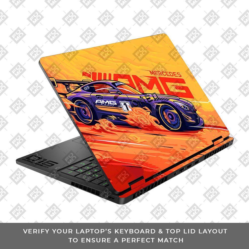 Mercedes AMG HP Omen Gaming 16 2025, 2026 Laptop Skin