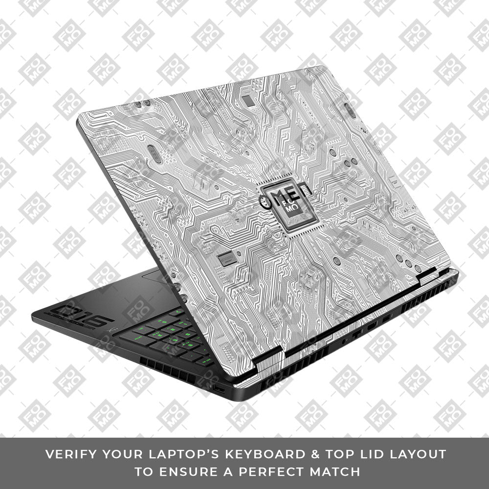 FOMO Circuit Light Mode HP Omen Gaming 16 2025, 2026 Laptop Skin