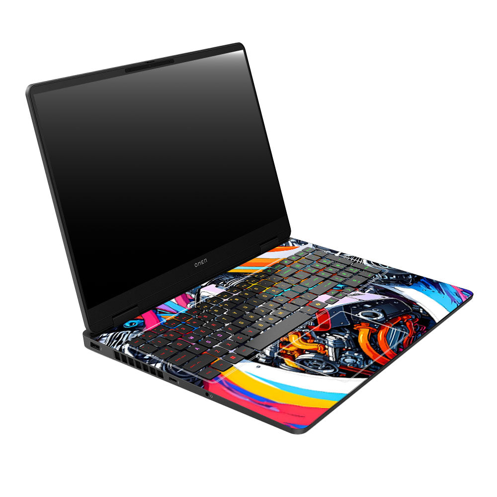 Power in Motion HP Omen Gaming 16 2025, 2026 Laptop Skin