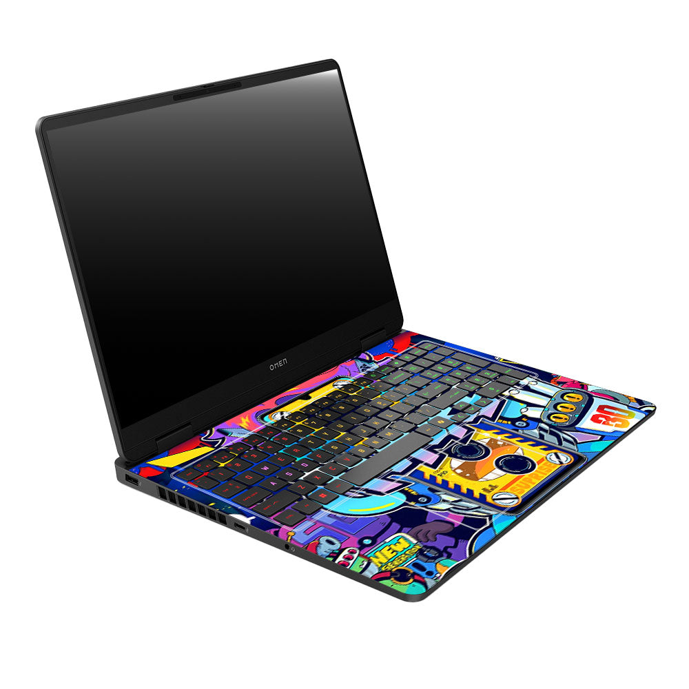 Futuristic Cyberpunk Vision HP Omen Gaming 16 2025, 2026 Laptop Skin