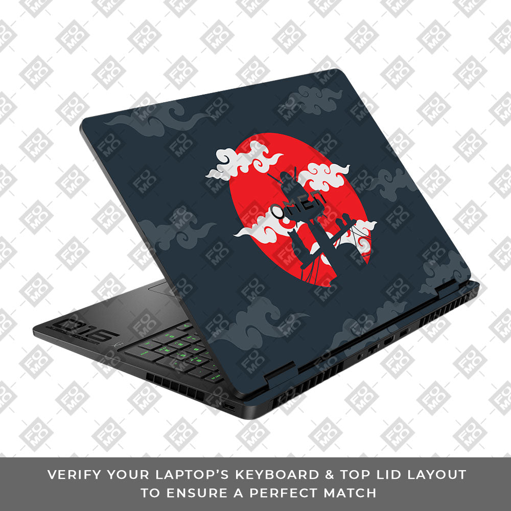 Itachi Uchiha HP Omen Gaming 16 2025, 2026 3D Laptop Skin