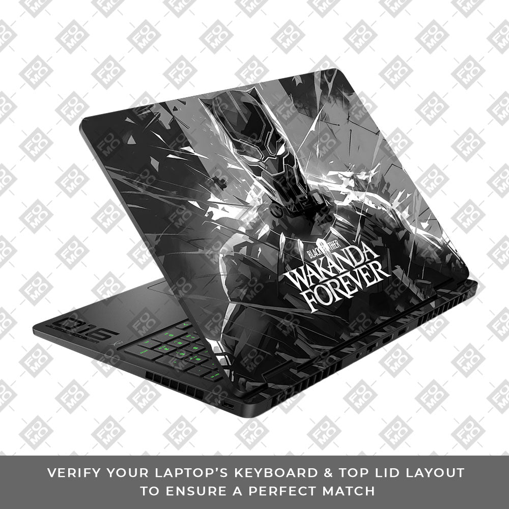 Black Panther Wakanda Forever HP Omen Gaming 16 2025, 2026 Laptop Skin
