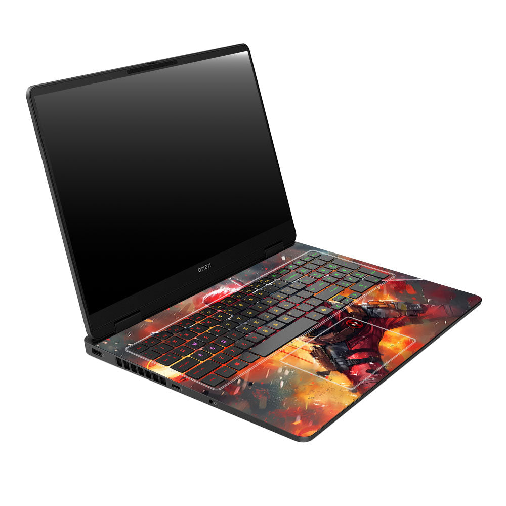 Deadpool in Action HP Omen Gaming 16 2025, 2026 Laptop Skin