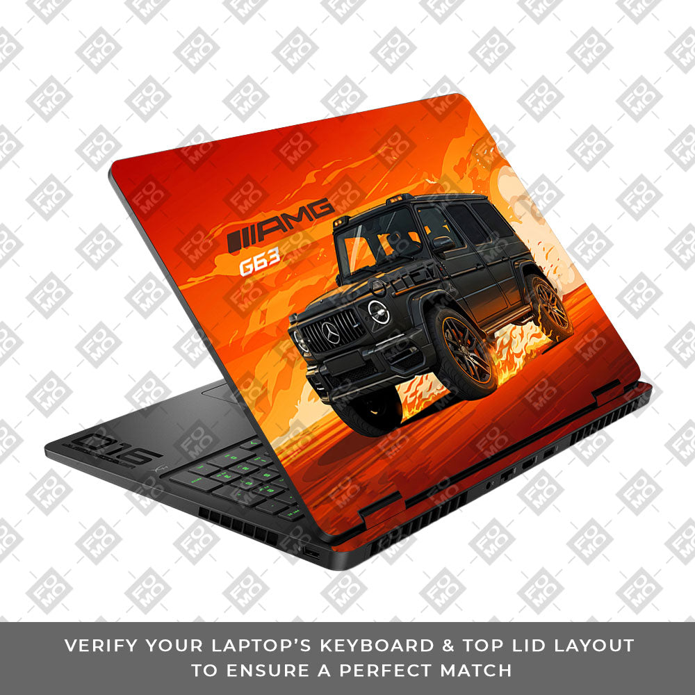 Mercedes AMG G63 HP Omen Gaming 16 2025, 2026 Laptop Skin